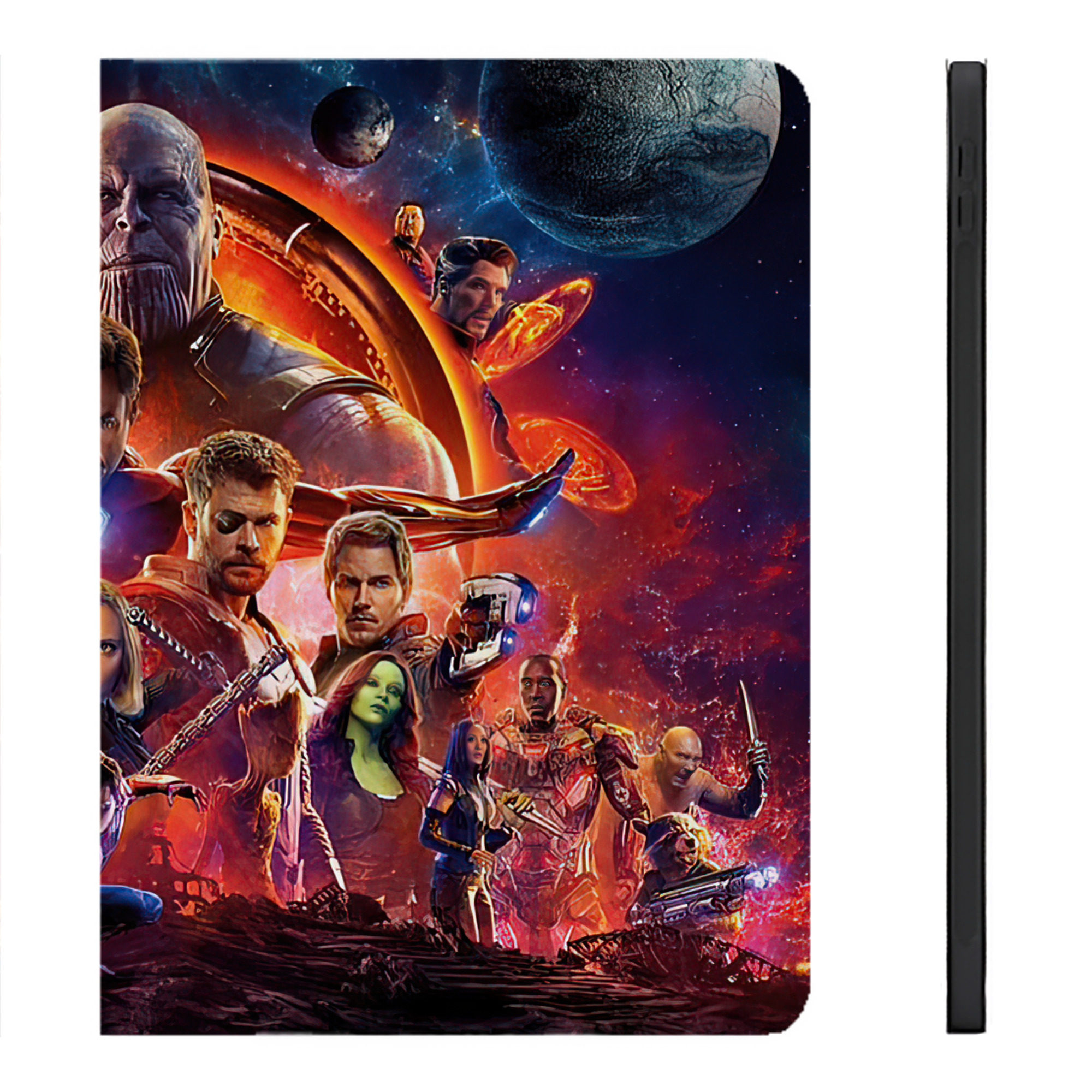 （画像用） アベンジャーズ The Avengers IPadケース ペンホルダー付き ブックスタイルデザイン